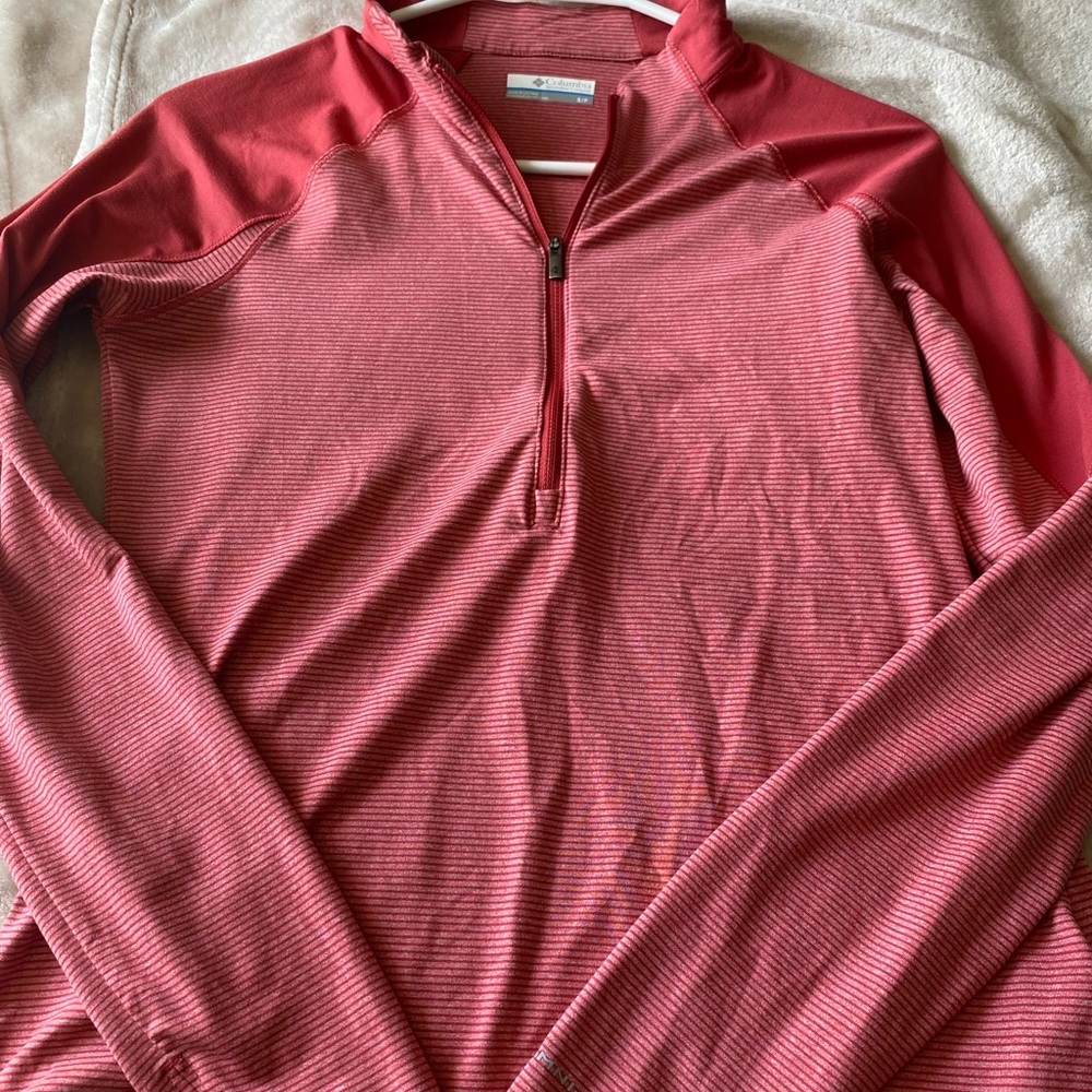 Columbia half zip up long sleeve